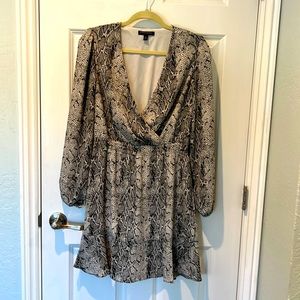 Banana Republic snakeskin dress